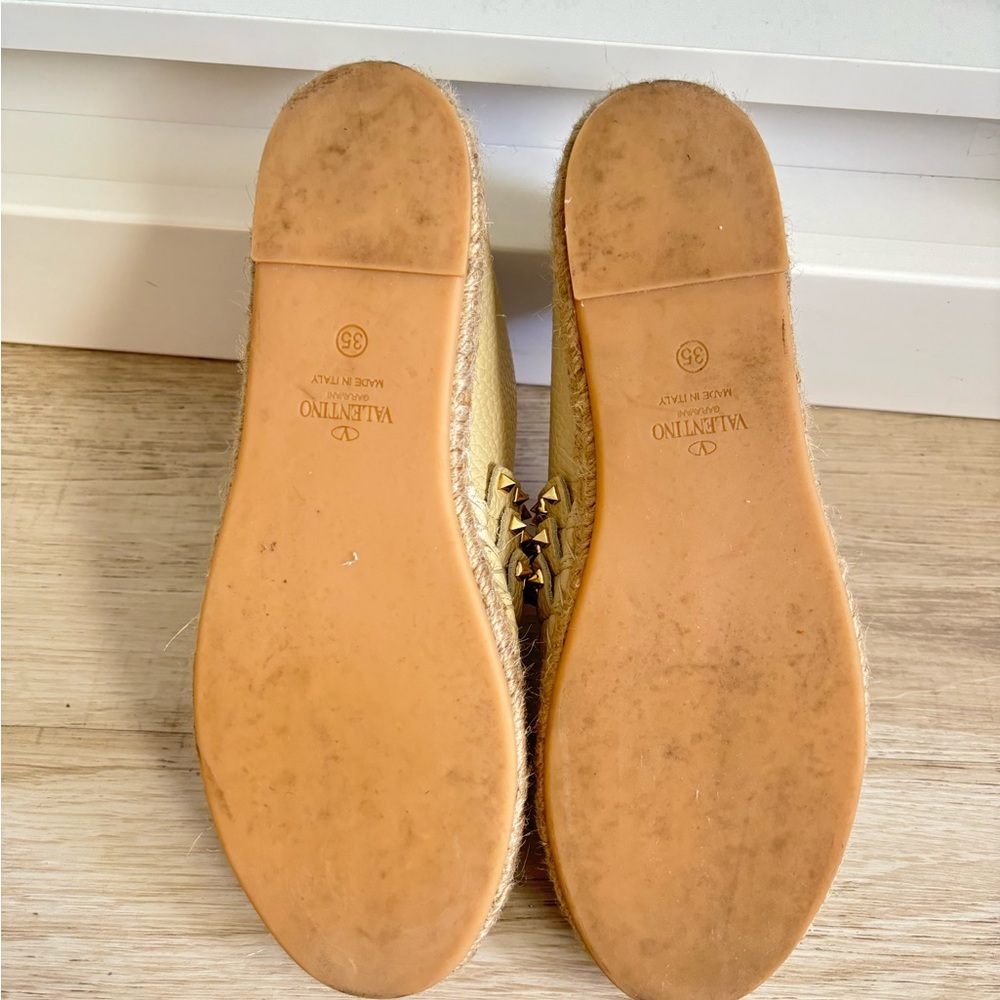 VALENTINO Rockstud Leather Espadrilles - Picture 7 of 8